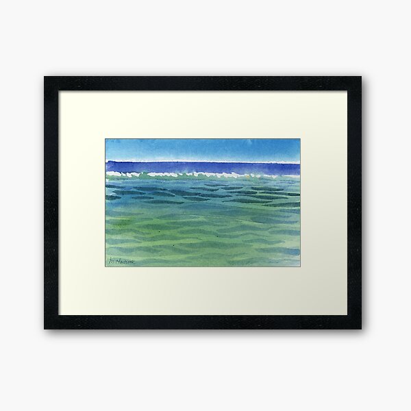 Breakers Framed Art Print