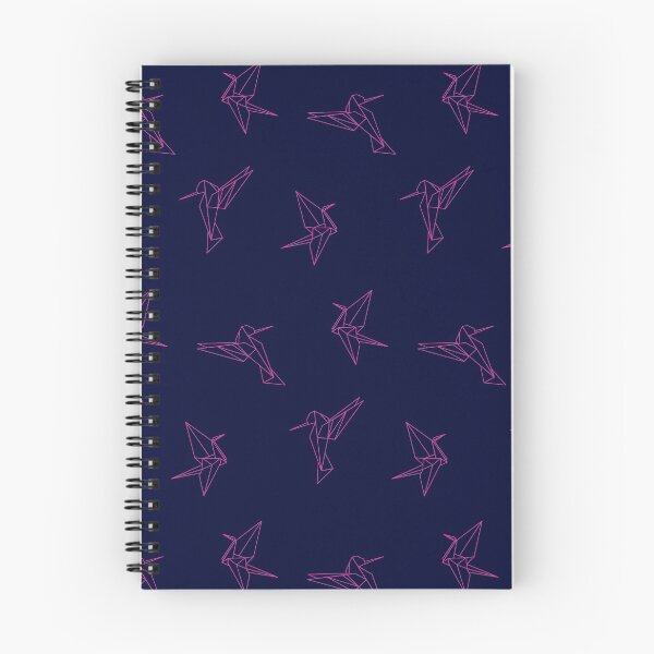 Item preview, Origami Crane and Hummingbird - Blue designed and sold by MischiefMaven.