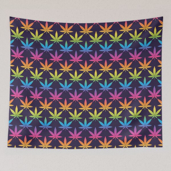 Item preview, Rainbow Marijuana Pattern designed and sold by 8118420I.