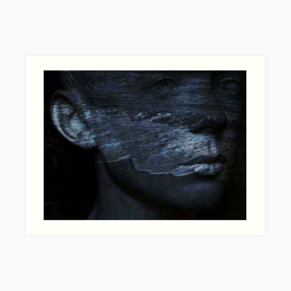 Le visage de la mer Impression artistique
