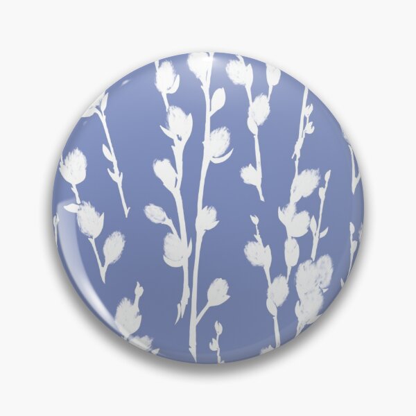 Item preview, Pussywillow Pattern | Medium Periwinkle Blue designed and sold by L Diane Johnson.