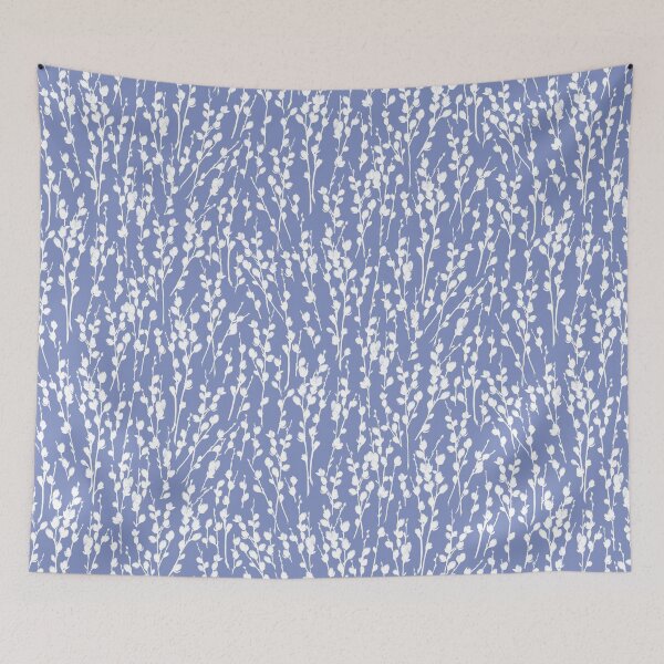 Item preview, Pussywillow Pattern | Medium Periwinkle Blue designed and sold by L Diane Johnson.
