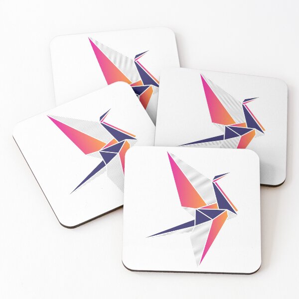 Item preview, Origami Crane - Orange and Blue designed and sold by MischiefMaven.