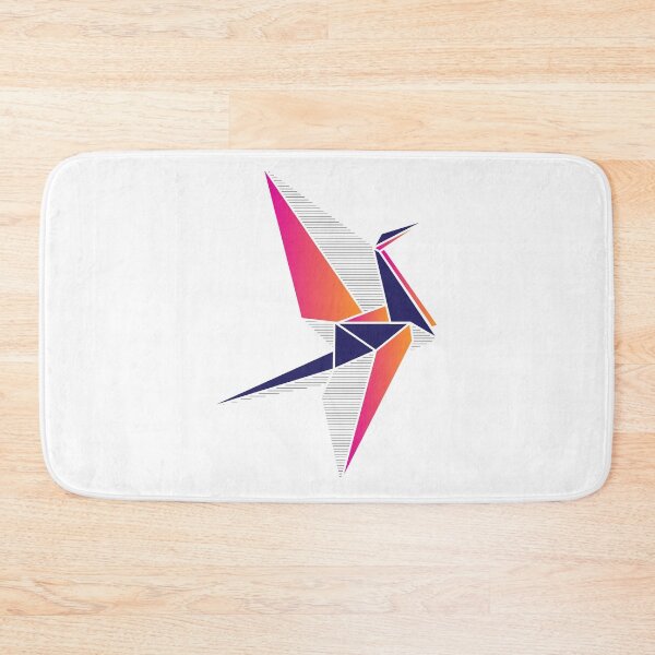 Item preview, Origami Crane - Orange and Blue designed and sold by MischiefMaven.