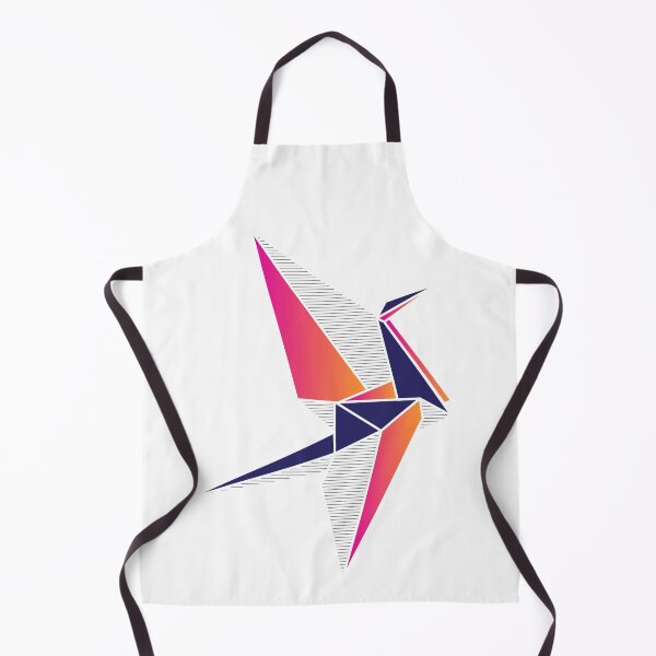 Item preview, Origami Crane - Orange and Blue designed and sold by MischiefMaven.