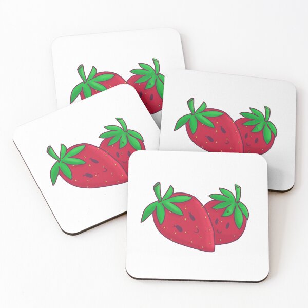 Item preview, Dos Fresas sonrientes designed and sold by moongirl-sky.
