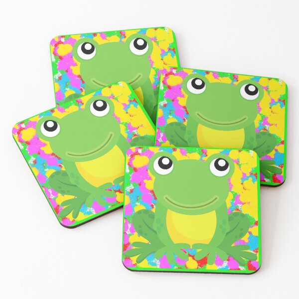 Item preview, Big Smile Green Frog Face Colourful/Colorful designed and sold by IBMClothing.