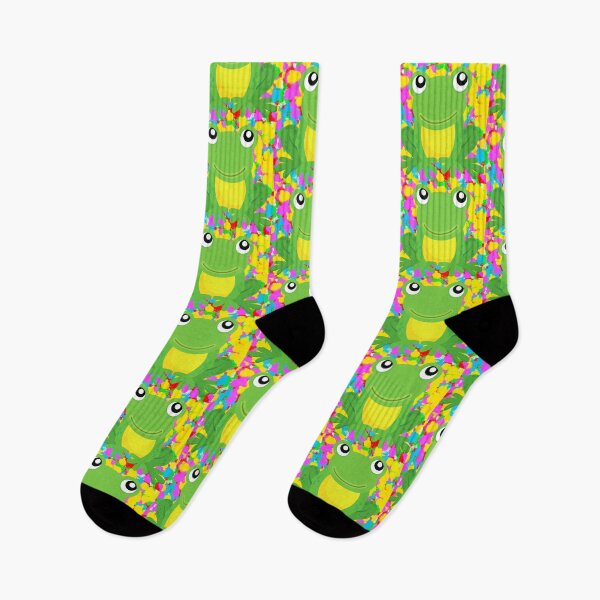 Item preview, Big Smile Green Frog Face Colourful/Colorful designed and sold by IBMClothing.