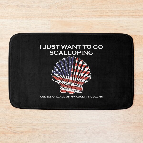 Item preview, Adult Problems American Flag Scallop Hunting Scalloping product designed and sold by jakehughes2015.