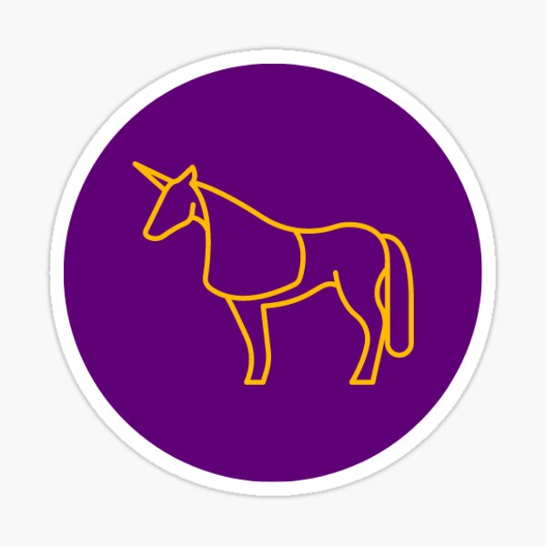 Item preview, Unicorn Sticker designed and sold by sassthetic.