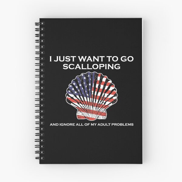 Item preview, Adult Problems American Flag Scallop Hunting Scalloping product designed and sold by jakehughes2015.
