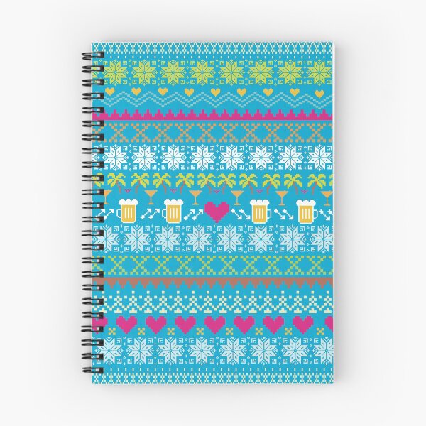 Item preview, Ugly Sweater Christmas - MultiColor Drinking Print designed and sold by KrakenSky.