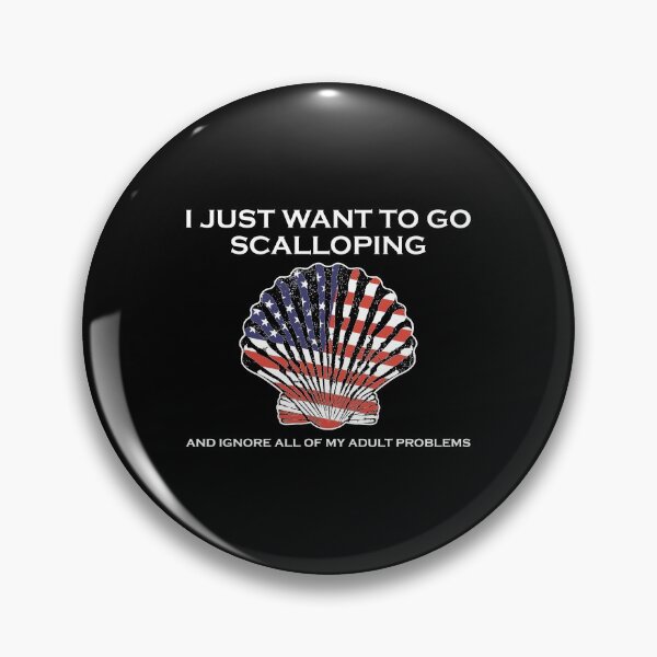 Item preview, Adult Problems American Flag Scallop Hunting Scalloping product designed and sold by jakehughes2015.