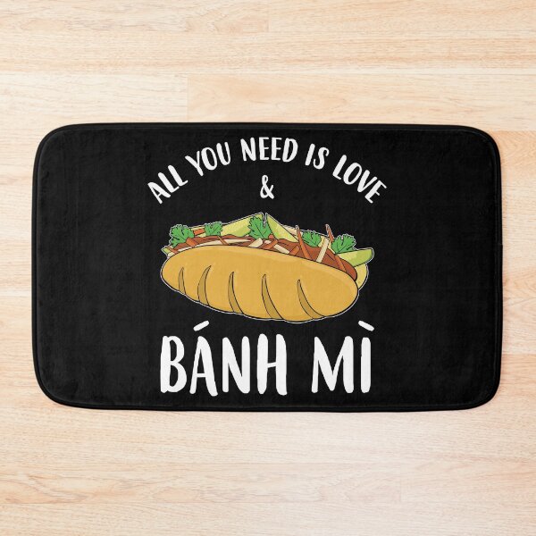 Item preview, Funny Foodie Vietnamese Sandwich Love And Banh Mi design designed and sold by jakehughes2015.