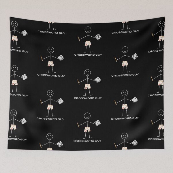 Item preview, Funny Mens Crossword Puzzle Guy designed and sold by whyitsme.