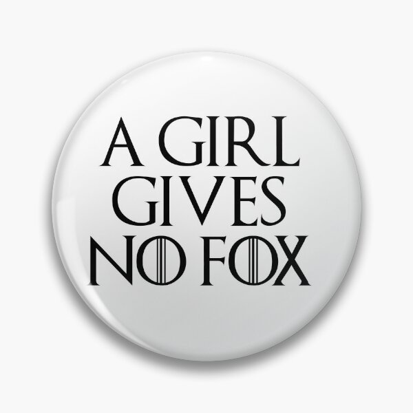 Item preview, A Girl Gives No fox - Black designed and sold by SmirkingDesigns.