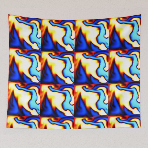 Item preview,  hypnotic multicolored fire designed and sold by julienfr47.