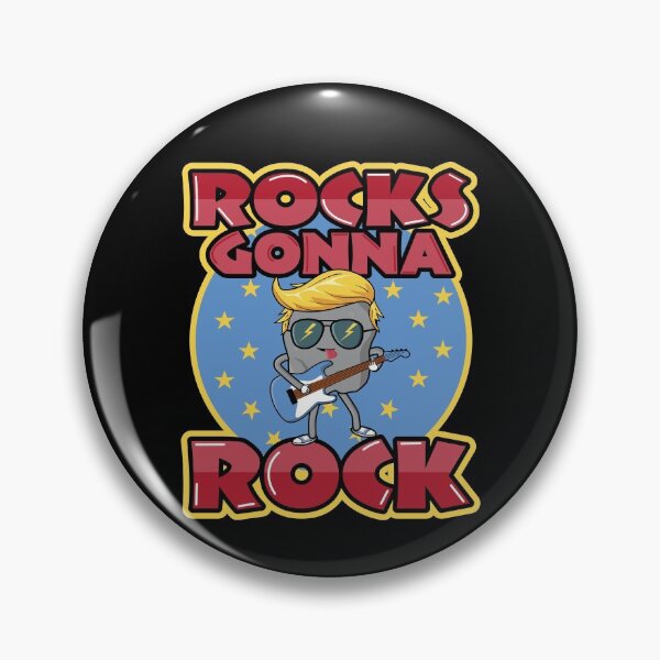 Item preview, Rocks Gonna Rock Funny Geology Guitar Pun designed and sold by Dan66.