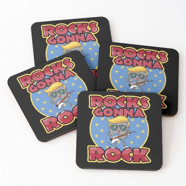 Item preview, Rocks Gonna Rock Funny Geology Guitar Pun designed and sold by Dan66.