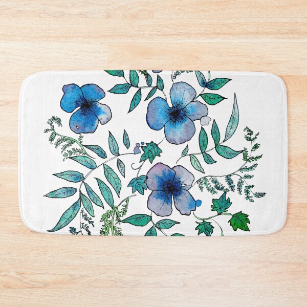 Item preview, Bunch of flowers and ferns designed and sold by María Casas Watercolour Designs.