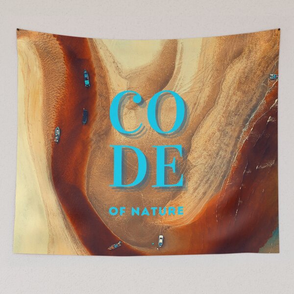 Item preview, Code of Nature Canyon Waterway designed and sold by FortuneTee.