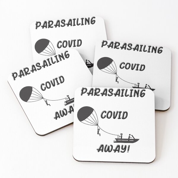 Item preview, Parasailing Covid Away designed and sold by lothieven.