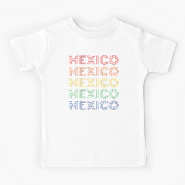 Item preview, Retro Colorful Mexico T-shirt designed and sold by Mexikawaii.