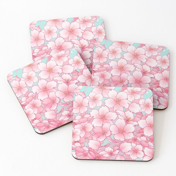Item preview, Cute Sakura Cherry Blossom pattern designed and sold by arterialmotive.