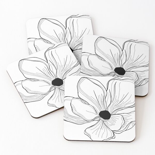 Item preview, Hand Drawn Flower designed and sold by indiebeetees.