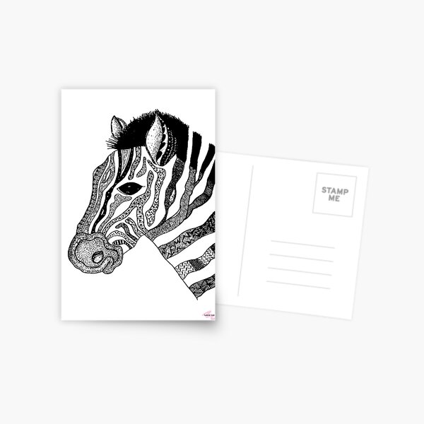 Oreo the Zabra Postcard