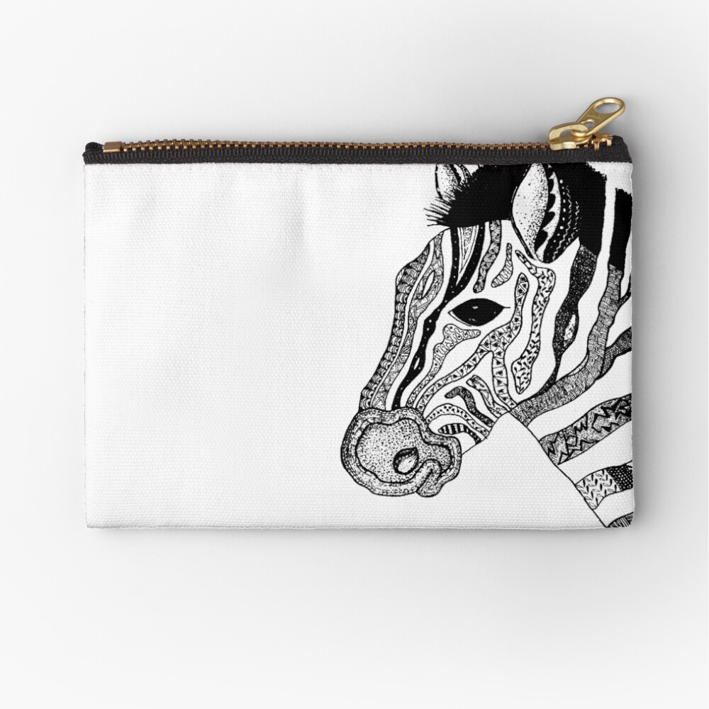 Oreo the Zabra Zipper Pouch