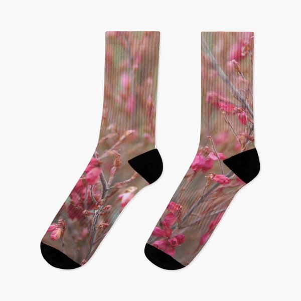 Item preview, Blooming shrub hot pink flowers designed and sold by Anna Lemos.