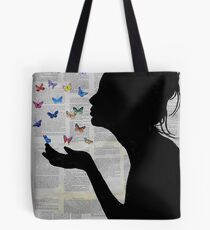 butterfly kisses Tote Bag