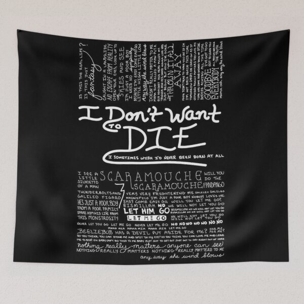 Item preview, I don't want to die designed and sold by fabtop.