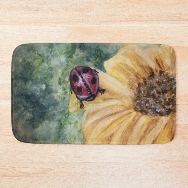 Item preview, Sunflower With Ladybug designed and sold by Sue Demczyna.