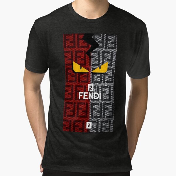 Ojo de Fendi # 022 Camiseta de tejido mixto