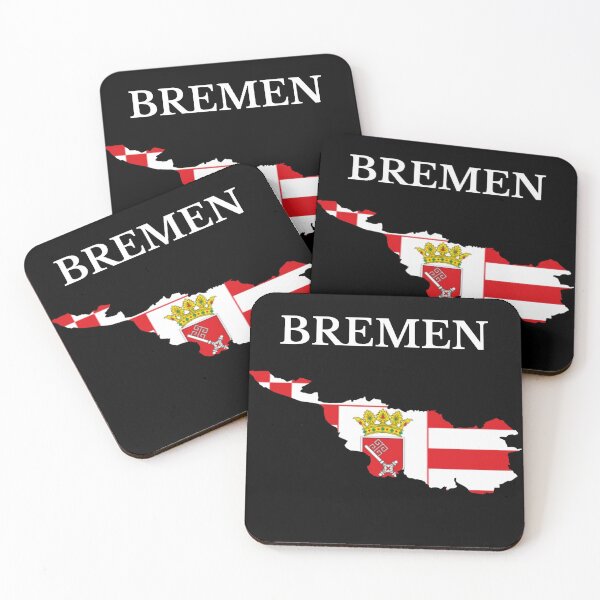 Item preview, Bremen Map Flag, Germany designed and sold by marosharaf.