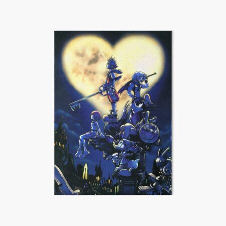 Kingdom Hearts - Box Art Art Board Print