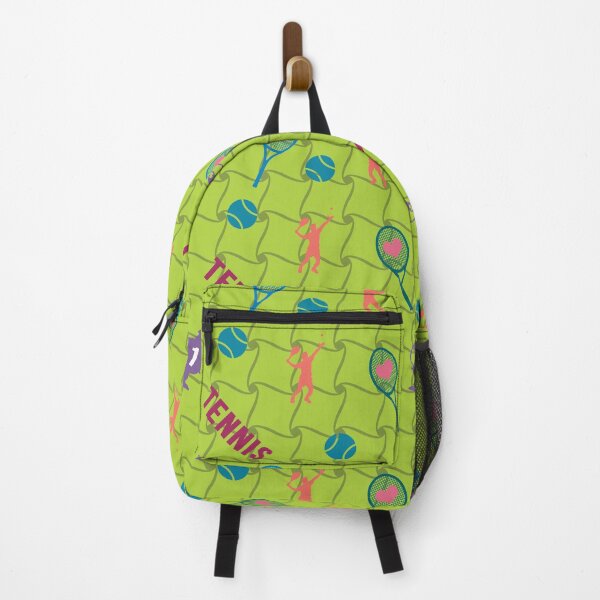 Item preview, Cool tennis pattern on fresh green designed and sold by EvieWoj.