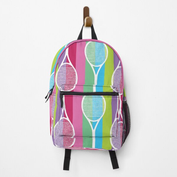 Item preview, Tennis rackets on stripy background designed and sold by EvieWoj.