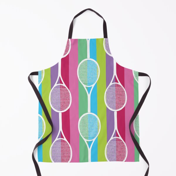 Item preview, Tennis rackets on stripy background designed and sold by EvieWoj.