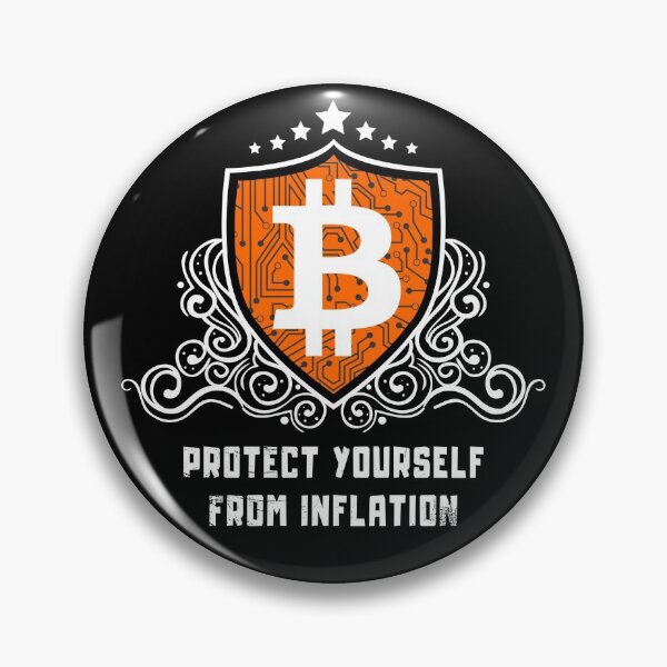 Item preview, Bitcoin Shield Against Inflation designed and sold by Frosty1489.