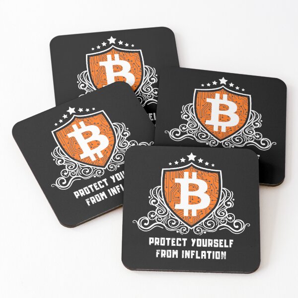 Item preview, Bitcoin Shield Against Inflation designed and sold by Frosty1489.