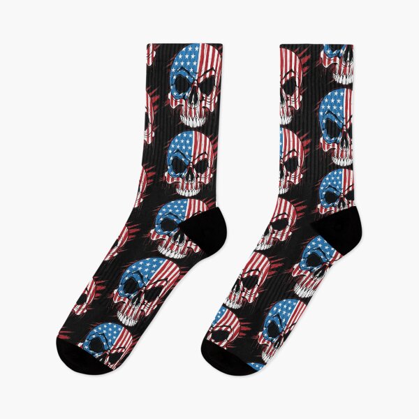 Item preview, American Flag Skull designed and sold by urbanstore69.
