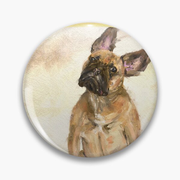 Item preview, French Bulldog Tilting Its Head - Painting  designed and sold by ibadishi.