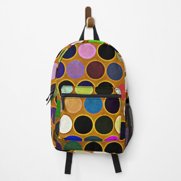 Item preview, Colorful Circle Pattern on Brown Background designed and sold by ibadishi.