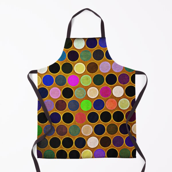 Item preview, Colorful Circle Pattern on Brown Background designed and sold by ibadishi.