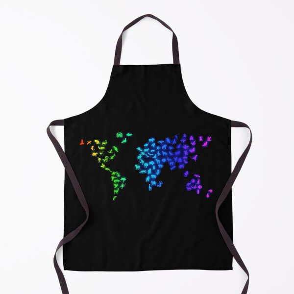 Item preview, neon world map designed and sold by mahmoudoops.