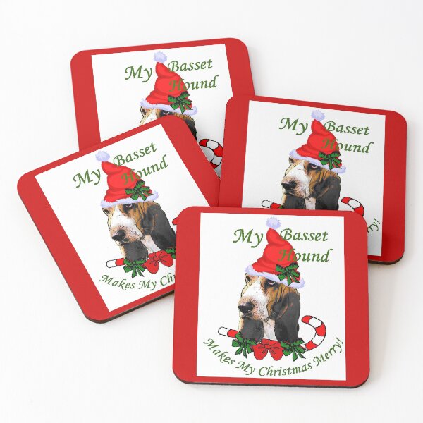 Item preview, Basset Hound Christmas Gifts designed and sold by springdaleshops.