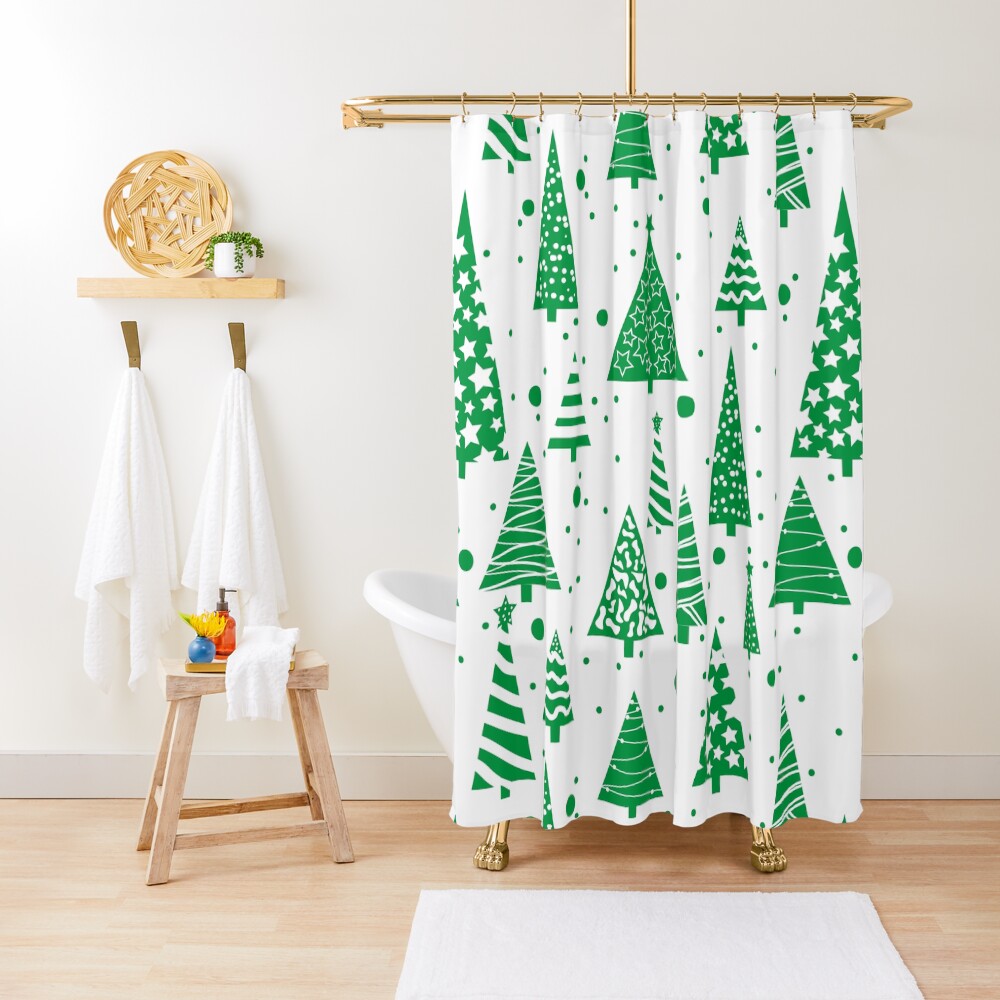 O Christmas Tree Shower Curtain